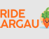 Das Logo der Pride Aargau mit einem Rüebli, das eine Regenbogenflagge hält